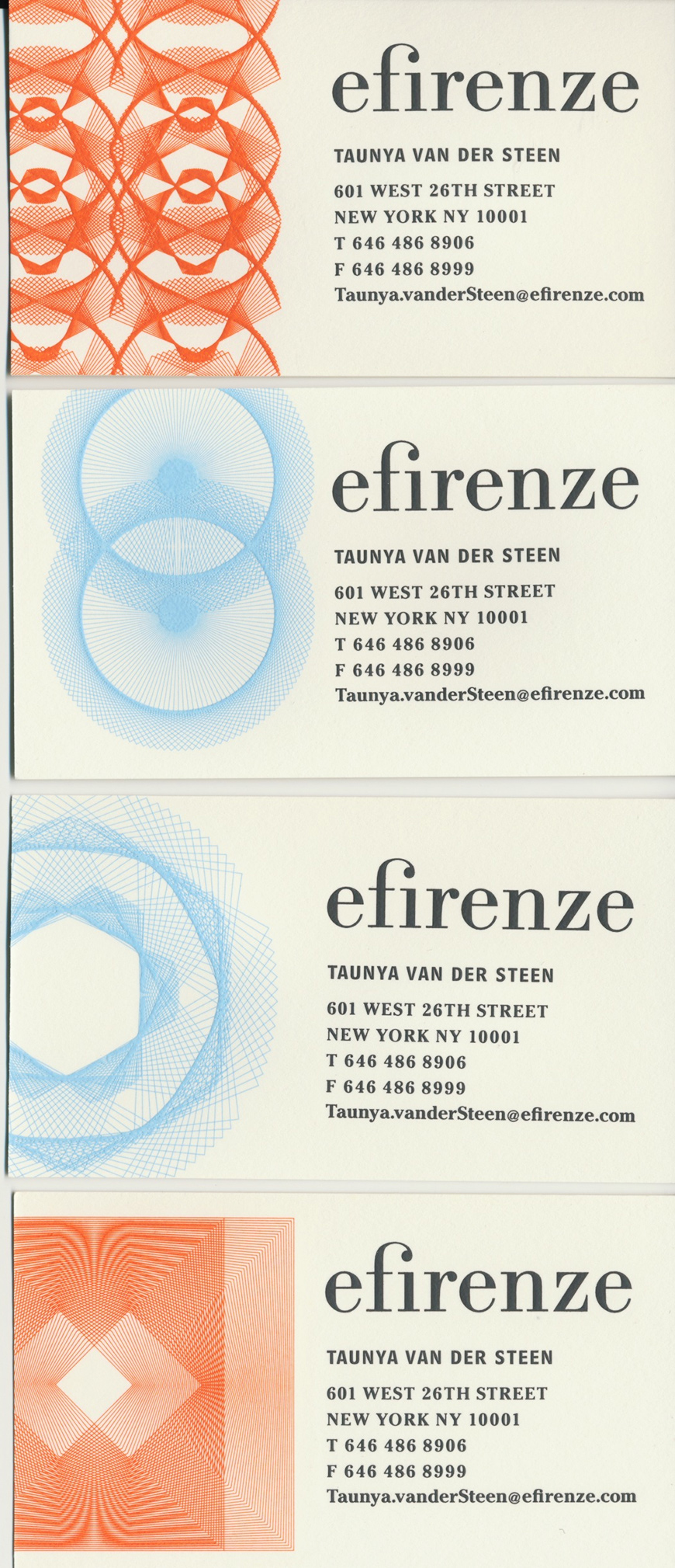 eFirenze-engraved-business-cards,-Taunya,-2-x-4-Design